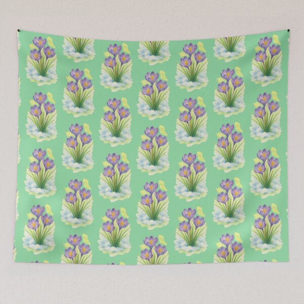 Item preview, Crocus Awakening – First Sign of Spring designed and sold by IraBum.
