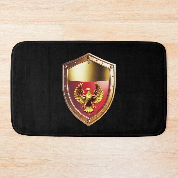 Item preview, Harrison Shield Majestic Golden Eagle on Red and Gold Armor designed and sold by Highlandkings.