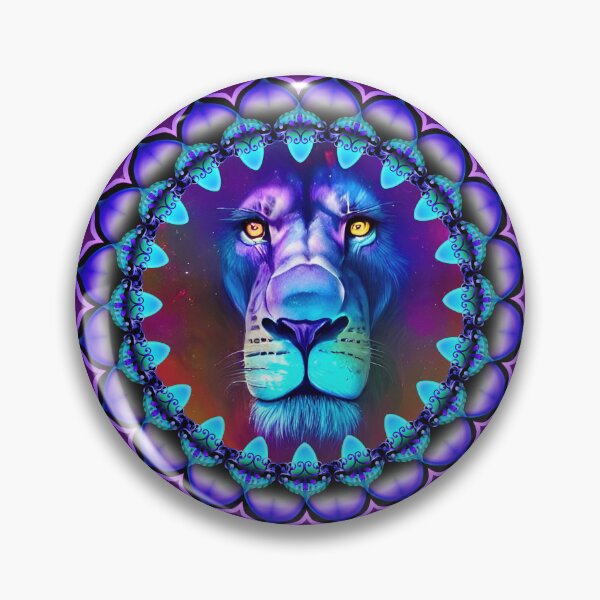 Item preview, Lions Face Mandala designed and sold by Mandala Magic by OM.