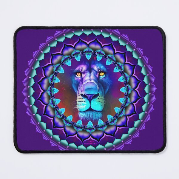 Item preview, Lions Face Mandala designed and sold by Mandala Magic by OM.