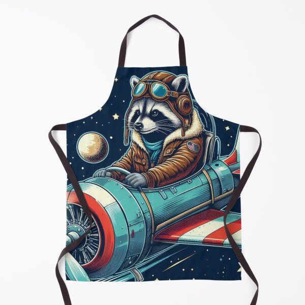 Item preview, pilot raccoon designed and sold by Dogandesighn.