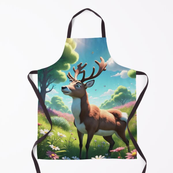 Item preview, "Whimsical Deer in a Meadow Dream" designed and sold by ADCSunshine.