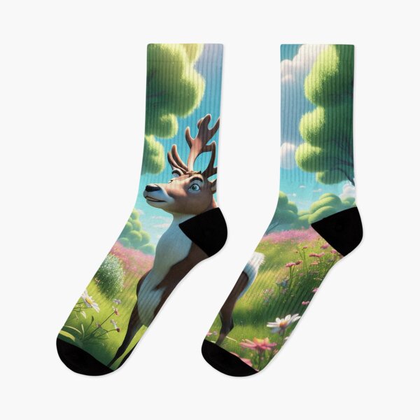 Item preview, "Whimsical Deer in a Meadow Dream" designed and sold by ADCSunshine.
