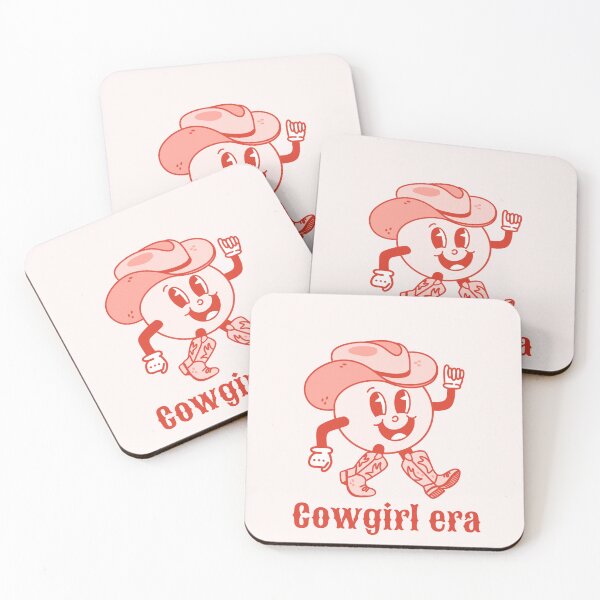 Item preview, Cowgirl era, Western cartoon character with cowboy hat and cowboy boots, let's go line dancing  designed and sold by rizdrawings.