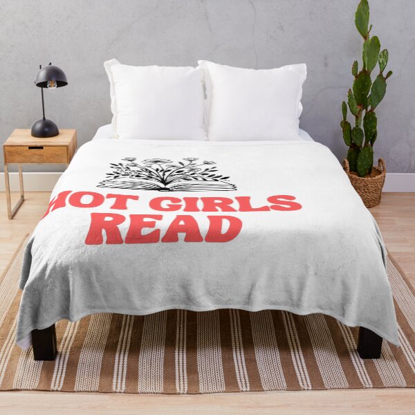 Item preview, Hot Girls Read – Floral Book Aesthetic designed and sold by LifeArt24.