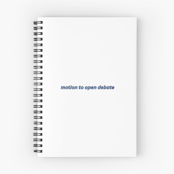 Item preview, motion to open debate designed and sold by emmaloowho17.
