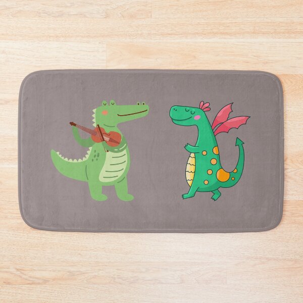 Item preview, Cocodrilo musical y dragón amigable designed and sold by ToscaniArt.