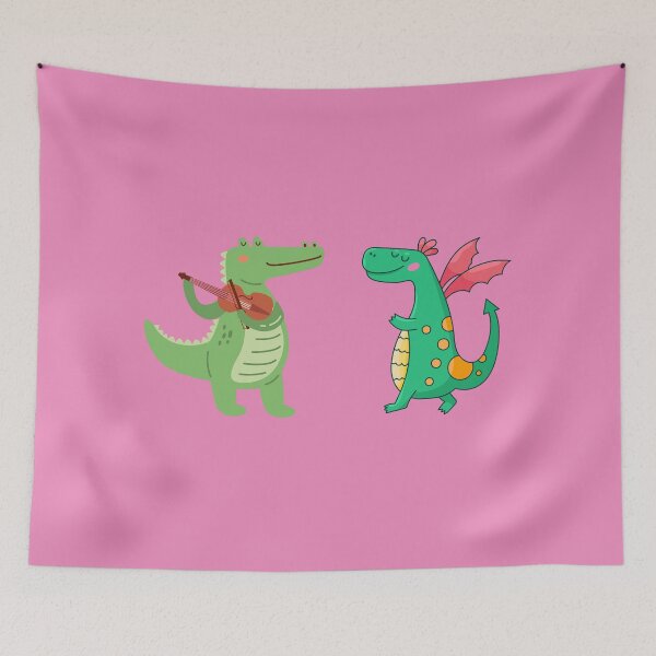 Item preview, Musical Crocodile and Friendly Dragon designed and sold by ToscaniArt.