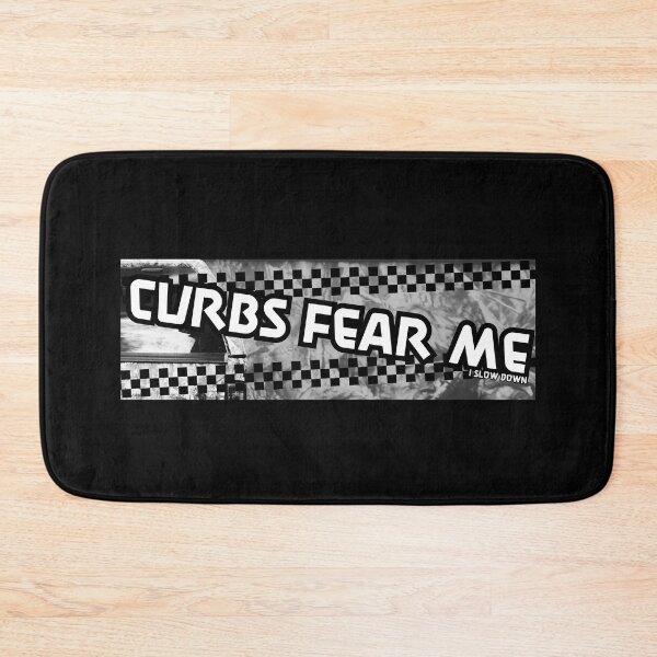 Item preview, Curbs Fear Me Car Bumper Aesthetic designed and sold by MatthewViews.