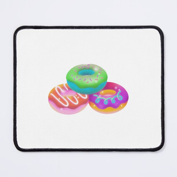Item preview, Colorful Glazed Donuts Trio – Cute Sweet Treats Design designed and sold by Blueprint&co.