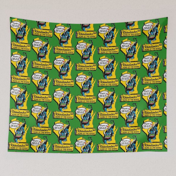 Item preview, Retro Rhinelander Wisconsin 'Home of the Hodag' Travel Souvenir designed and sold by ourkid.