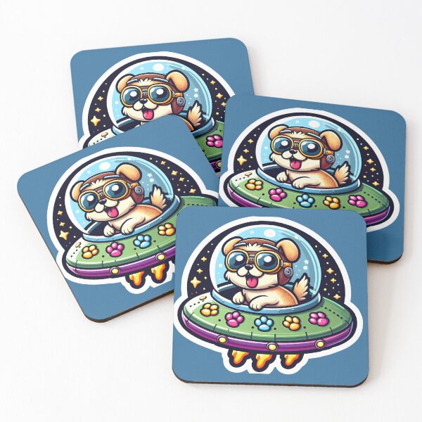 Item preview, UFO Happy Dog designed and sold by ArtistEmbrace.