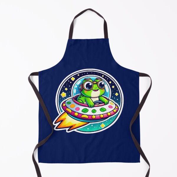 Item preview, Ufo Cute Frog designed and sold by ArtistEmbrace.
