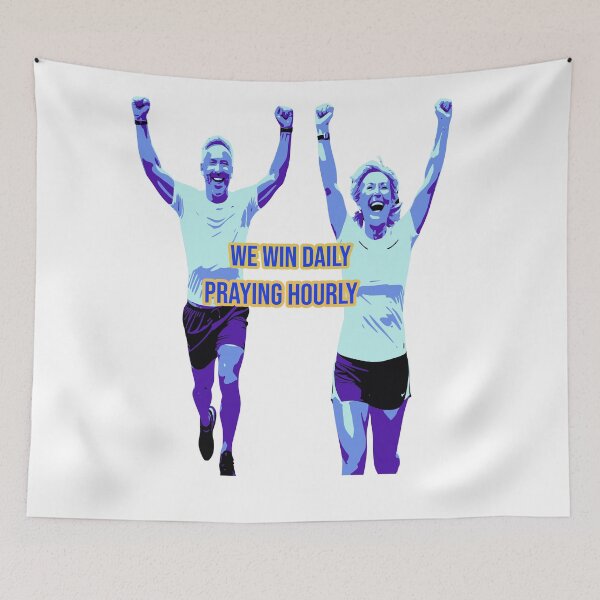 Item preview, WE WIN DAILY PRAYING HOURLY designed and sold by MySourceis.