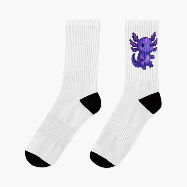 Item preview, Cute Galaxy Axolotl Kawaii Purple Space Lizard designed and sold by RetroPop23.