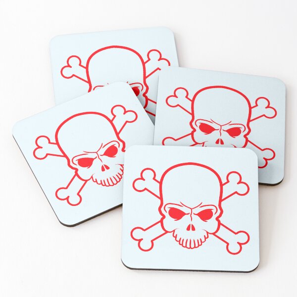 Item preview, Evil Pirate Symbol Skull And Bones Skeleton Head designed and sold by shirt-o-mat.