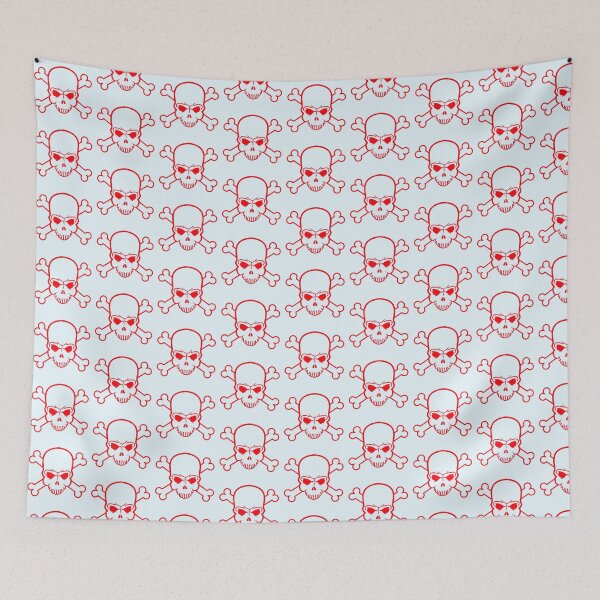Item preview, Evil Pirate Symbol Skull And Bones Skeleton Head designed and sold by shirt-o-mat.
