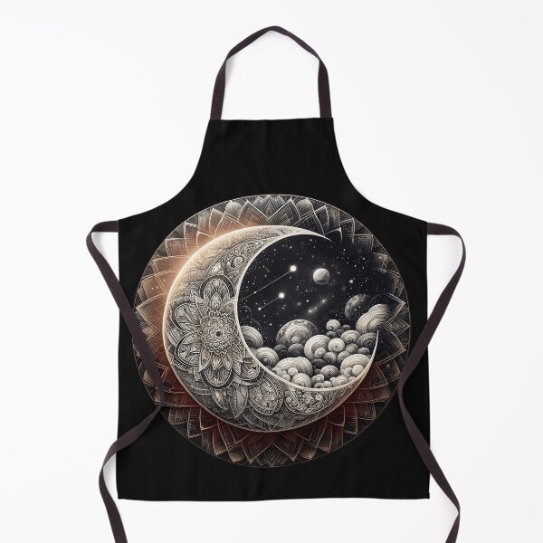 Item preview, Celestial Moon designed and sold by DreamMandalas.