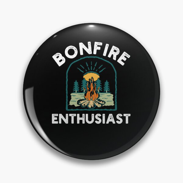 Item preview, Bonfire Enthusiast Campfire Funny Camping humor vintage designed and sold by snowry.