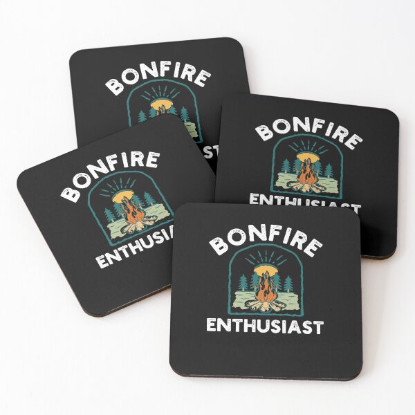 Item preview, Bonfire Enthusiast Campfire Funny Camping humor vintage designed and sold by snowry.