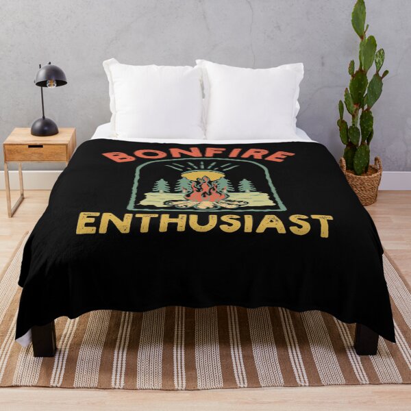 Item preview, Retro Bonfire Enthusiast Campfire Funny Camping humor designed and sold by snowry.