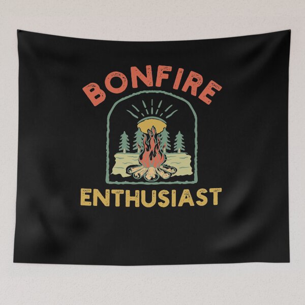 Item preview, Retro Bonfire Enthusiast Campfire Funny Camping humor designed and sold by snowry.