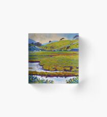 Mayo Field, Ireland Acrylic Block