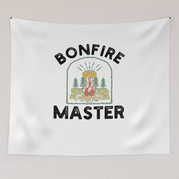 Item preview, Bonfire Master Campfire Funny Camping humor vintage designed and sold by snowry.