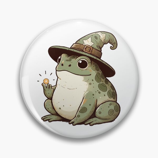 Item preview, Wizard Frog Holding a Magic Coin designed and sold by Imaginatus.