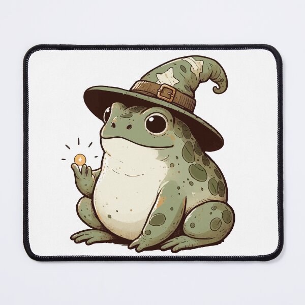 Item preview, Wizard Frog Holding a Magic Coin designed and sold by Imaginatus.