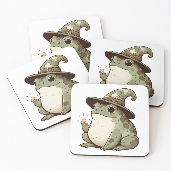 Item preview, Wizard Frog Holding a Magic Coin designed and sold by Imaginatus.