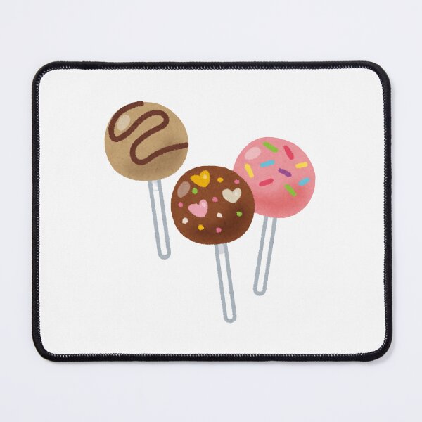 Item preview, Cute Kawaii Cake Pops – Pink, Chocolate & Coffee Trio designed and sold by Blueprint&co.