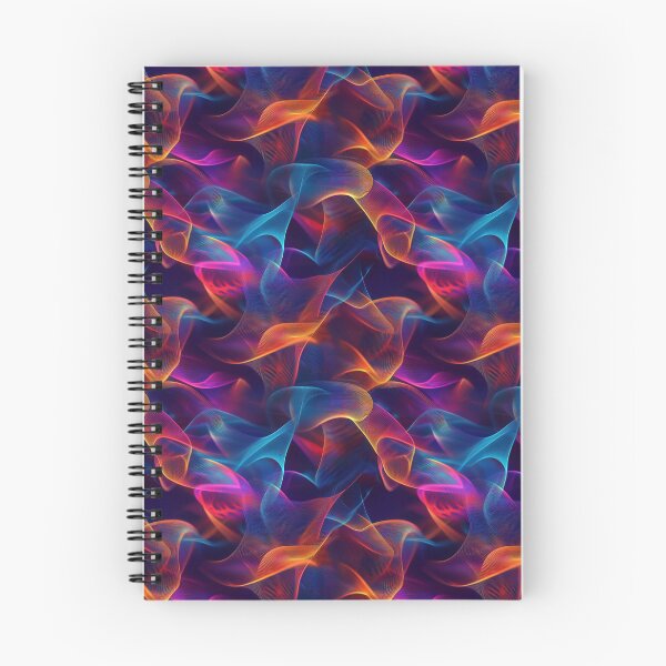 Item preview, Fractal Geometry Vibrant Psychedelic Colors designed and sold by MidArtForge.