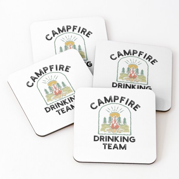 Item preview, Campfire Drinking team bonfire Funny beer drinking Camping designed and sold by snowry.