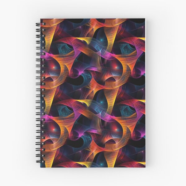 Item preview, Fractal Geometry Vibrant Psychedelic Colors designed and sold by MidArtForge.
