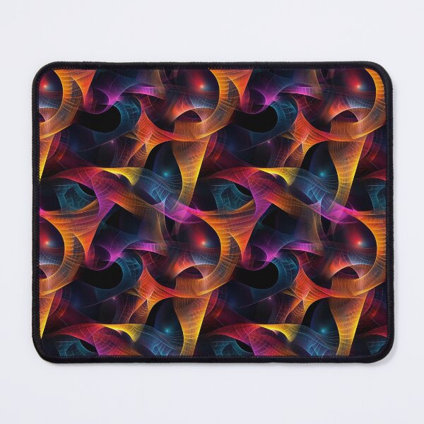 Item preview, Fractal Geometry Vibrant Psychedelic Colors designed and sold by MidArtForge.