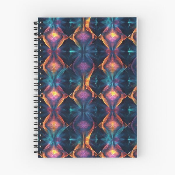 Item preview, Fractal Geometry Vibrant Psychedelic Colors designed and sold by MidArtForge.