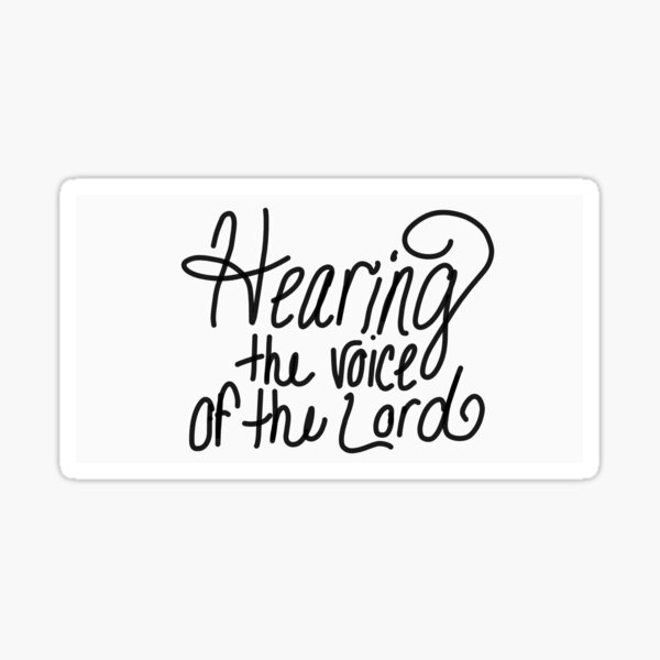 Item preview, Hearing The Voice Of The Lord designed and sold by Gina Deals Shop.