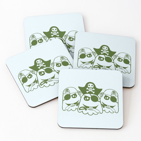Item preview, 3 Pirates Ghosts Funny Evil Halloween Crew Friends designed and sold by shirt-o-mat.