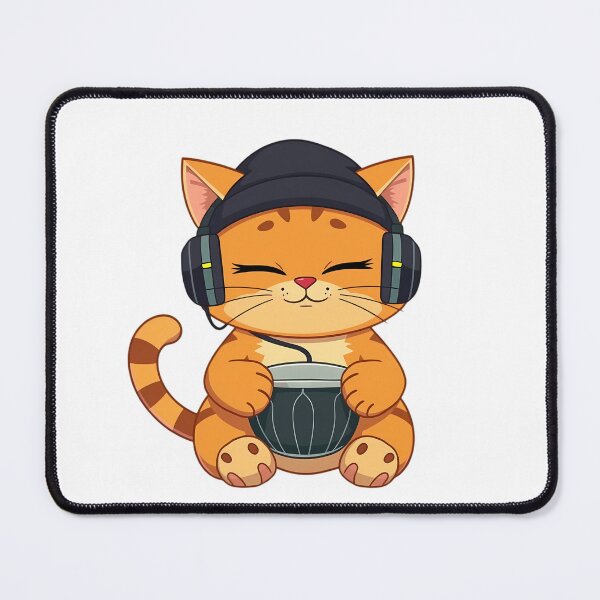 Item preview, Groovy Drum Cat designed and sold by DaniArtDesign81.