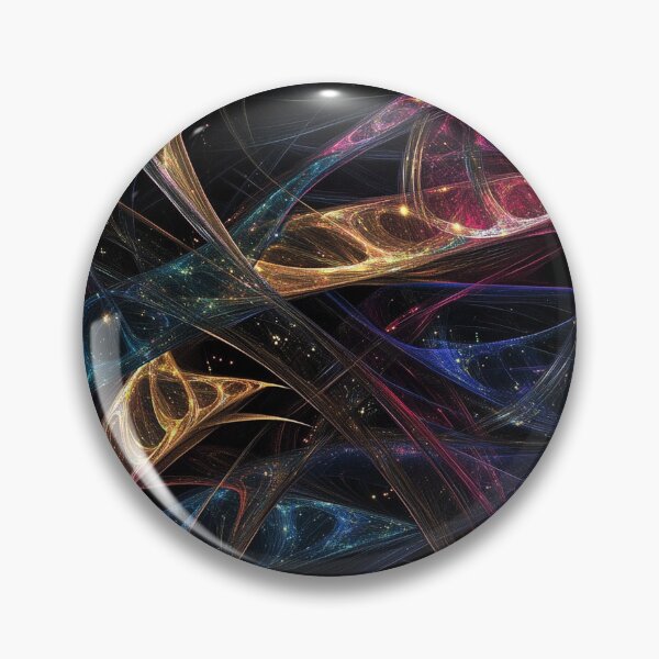 Item preview, Fractal Geometry Vibrant Psychedelic Colors designed and sold by MidArtForge.