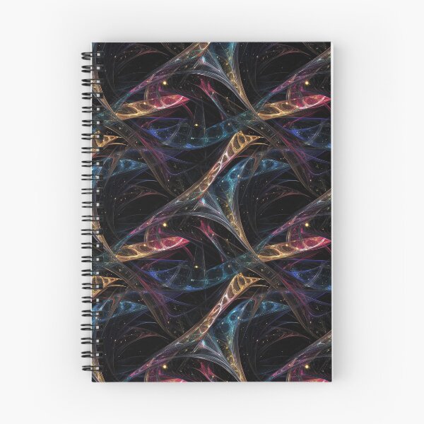 Item preview, Fractal Geometry Vibrant Psychedelic Colors designed and sold by MidArtForge.