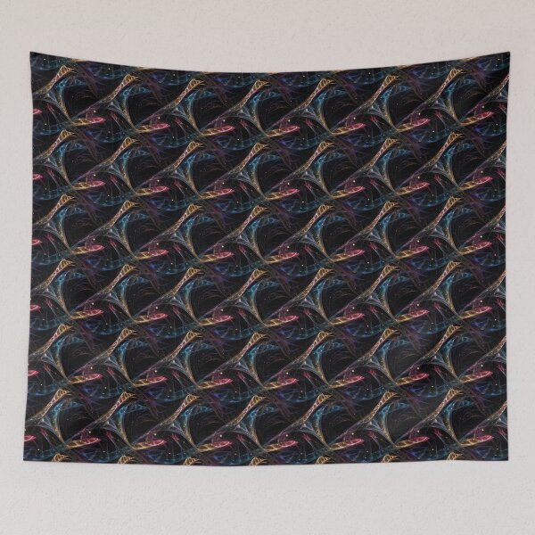 Item preview, Fractal Geometry Vibrant Psychedelic Colors designed and sold by MidArtForge.