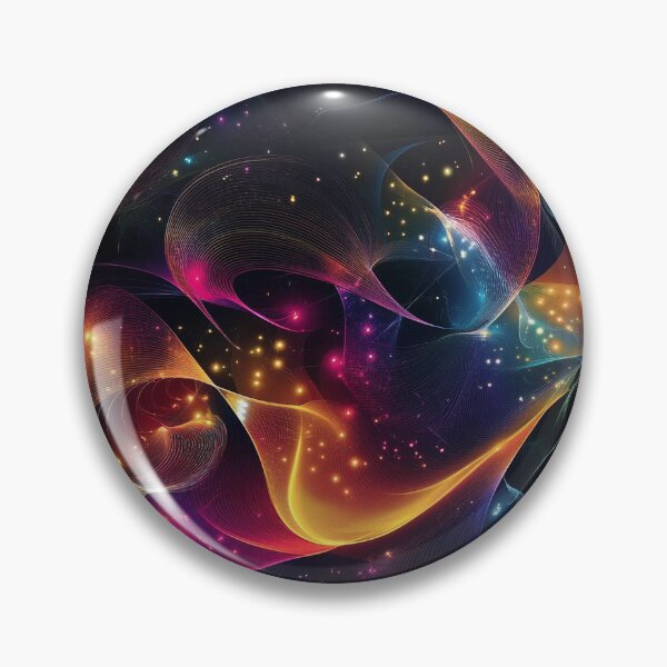 Item preview, Fractal Geometry Vibrant Psychedelic Colors designed and sold by MidArtForge.