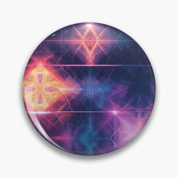 Item preview, Fractal Geometry Vibrant Psychedelic Colors designed and sold by MidArtForge.