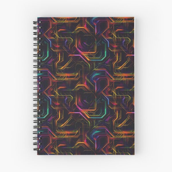 Item preview, Fractal Geometry Vibrant Psychedelic Colors designed and sold by MidArtForge.