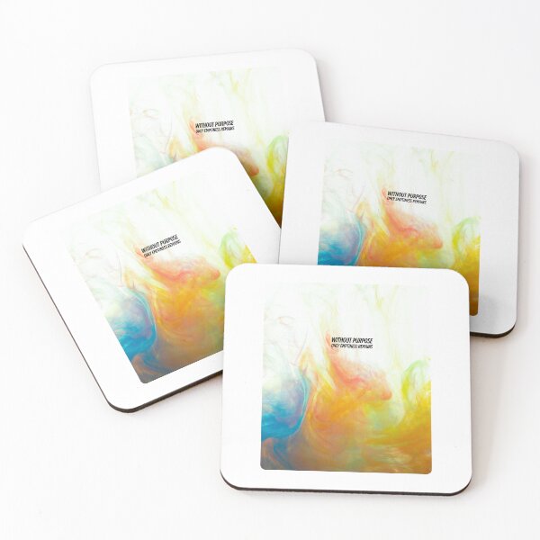Item preview, Colorful Chemical Art with Inspiring Quote – “Without Purpose, Only Emptiness Remains” – Bold Design for Thoughtful Minds designed and sold by knalpot-design.