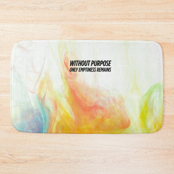 Item preview, Colorful Chemical Art with Inspiring Quote – “Without Purpose, Only Emptiness Remains” – Bold Design for Thoughtful Minds designed and sold by knalpot-design.