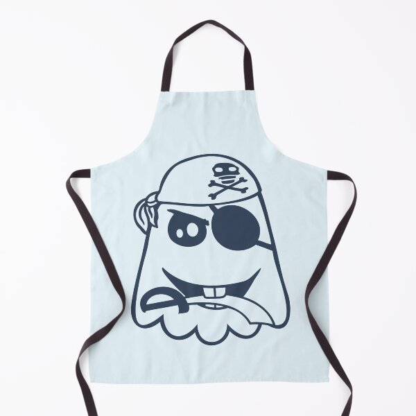 Item preview, Funny Pirate Ghost Evil Cool Halloween Eye Patch designed and sold by shirt-o-mat.