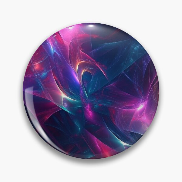 Item preview, Fractal Geometry Vibrant Psychedelic Colors designed and sold by MidArtForge.